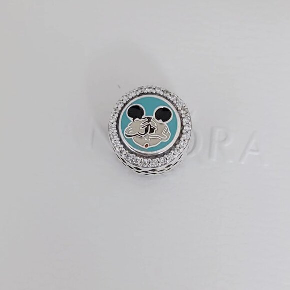 Pandora Parks Halloween Mickey Peek A Boo Ghost Mouse Exclusive Bead Charm S925 - Picture 4 of 5